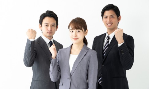 Portrait,Of,Asian,Business,Team,On,White,Background